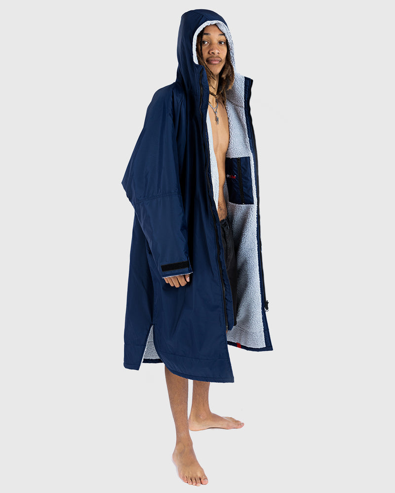 dryrobe® ADVANCE LONG SLEEVE - NAVY/GREY
