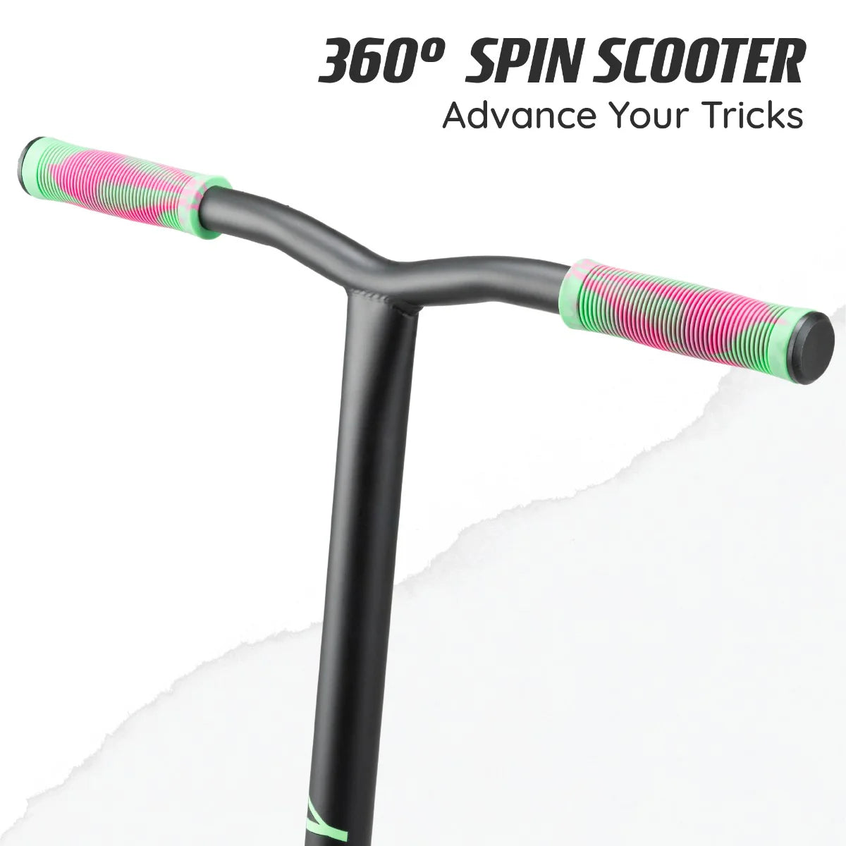 OSPREY 'BOMB' STUNT SCOOTER - PINK/GREEN
