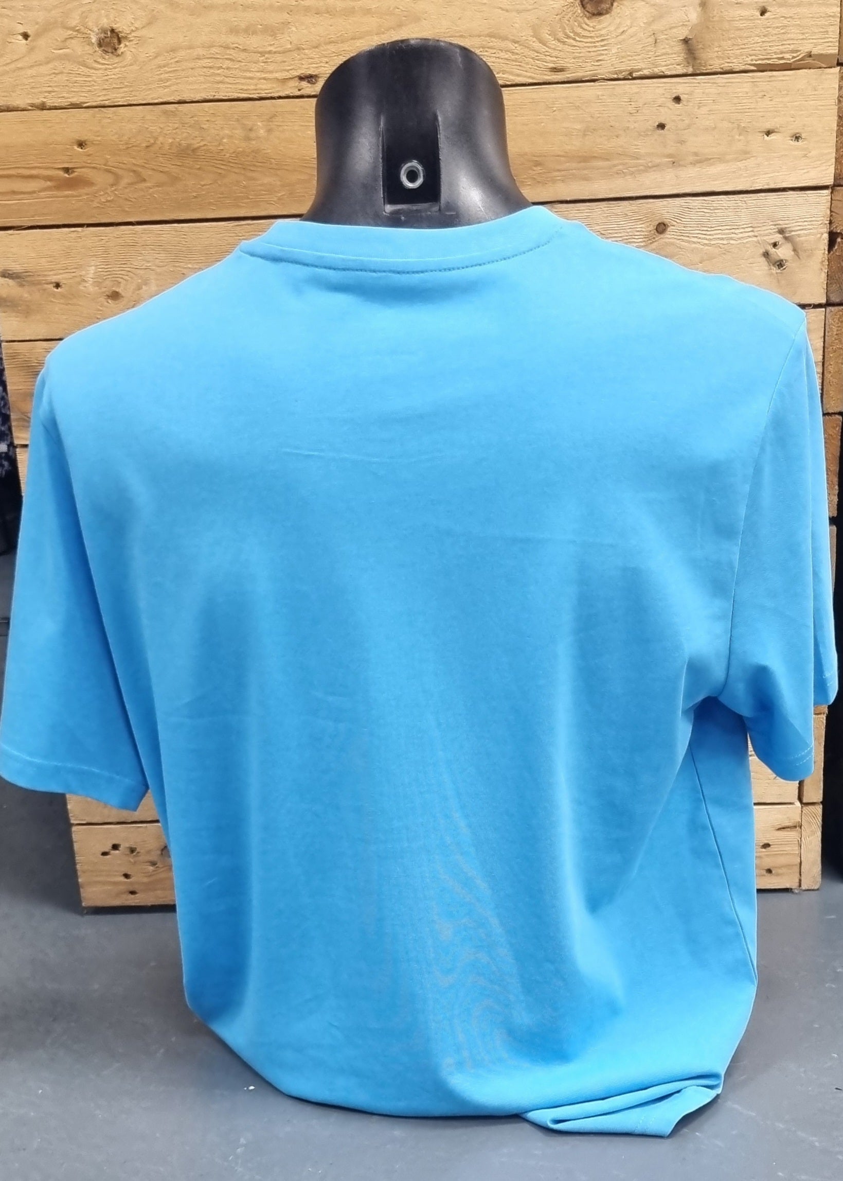 Atlantic Apparel 'Core' Short Sleeve Unisex T-Shirt - Aqua Blue