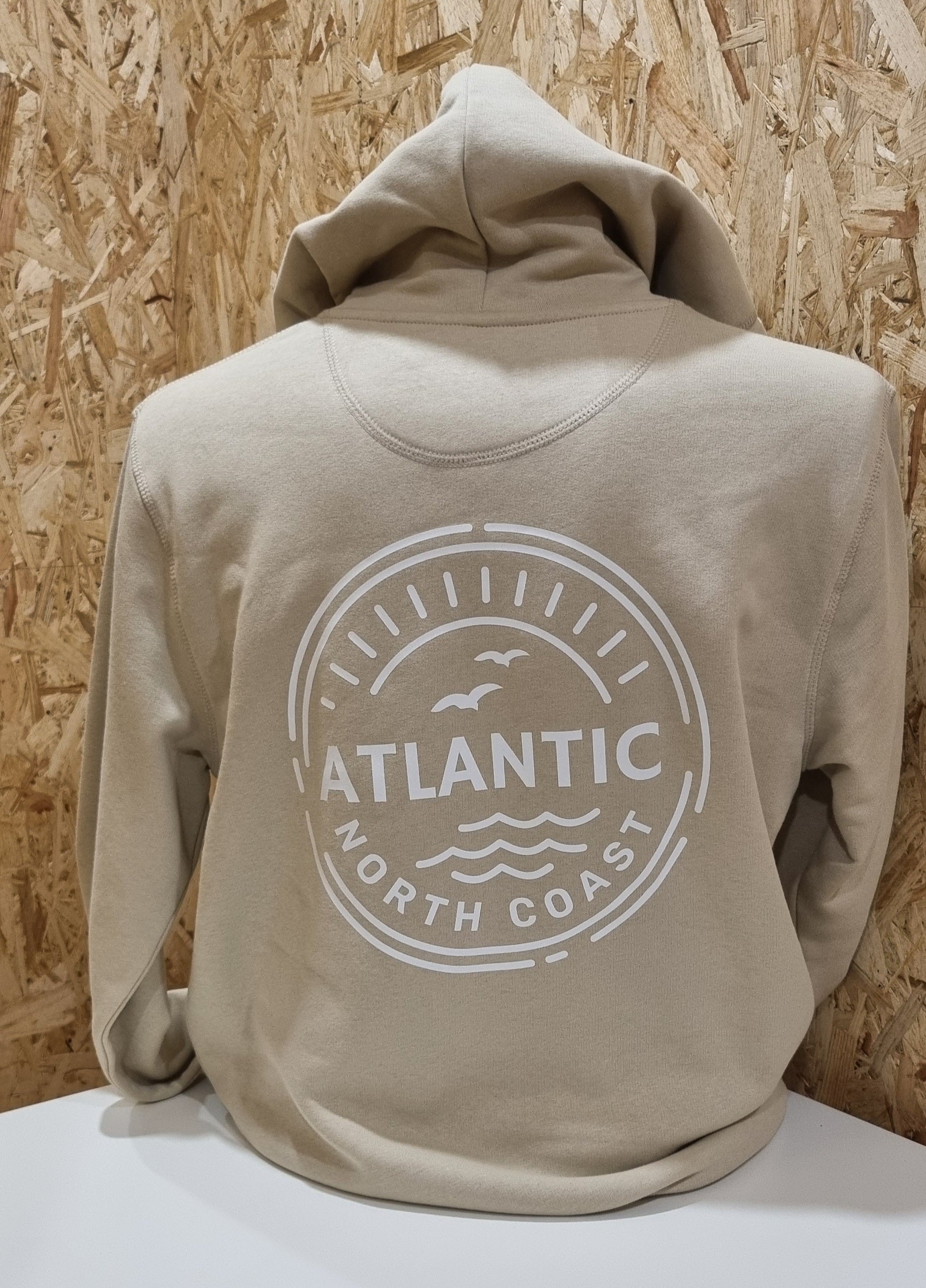 ATLANTIC APPAREL 'HORIZON' UNISEX POP HOODY - DESERT DUST