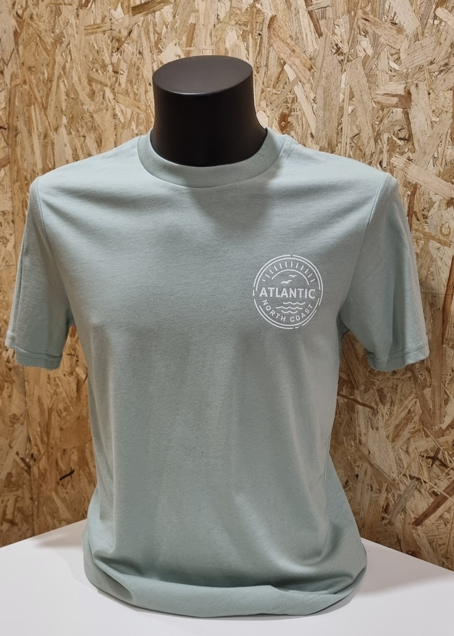 ATLANTIC APPAREL 'HORIZON' SHORT SLEEVE UNISEX T-SHIRT - ALOE