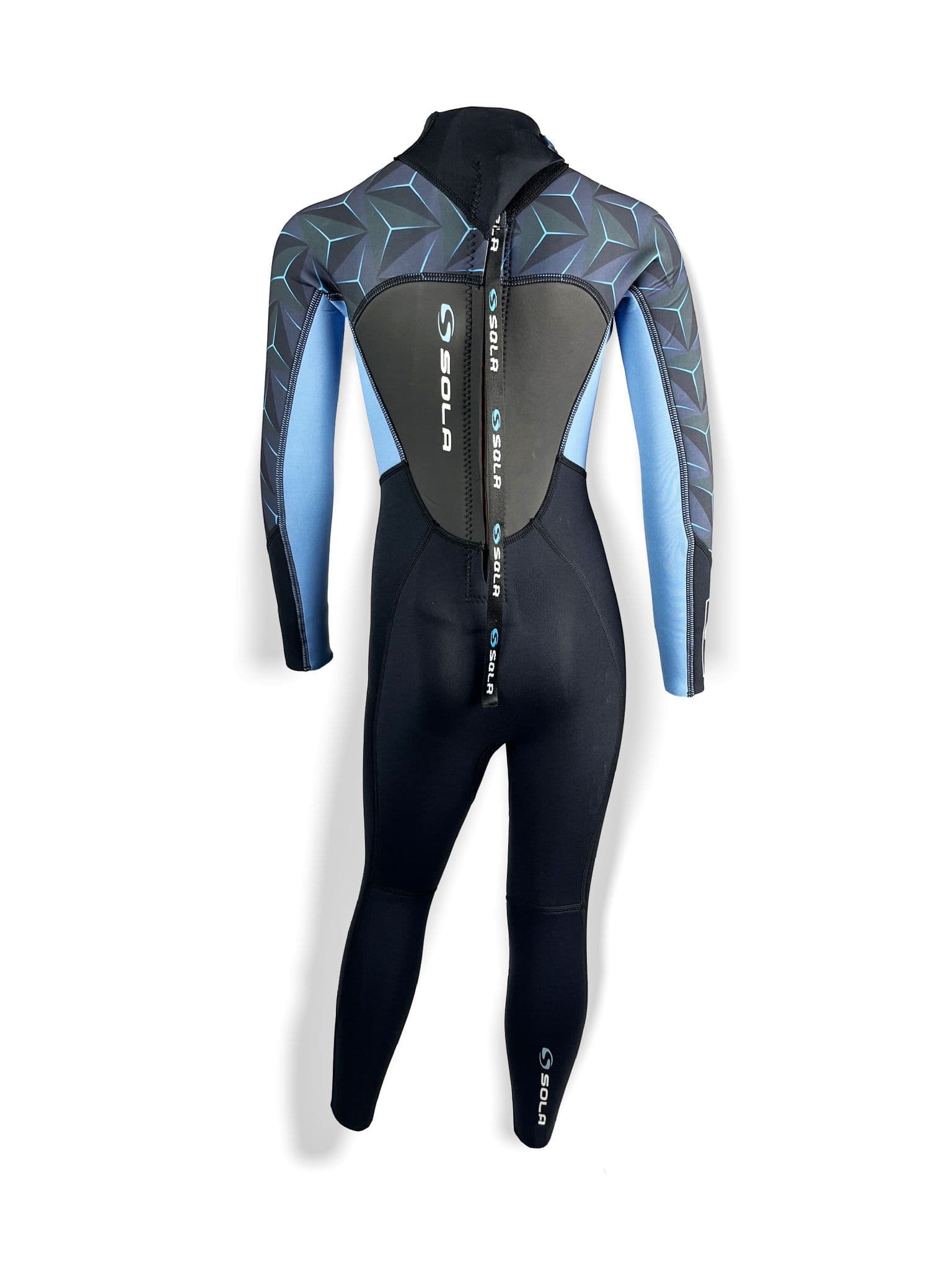 Sola Junior Storm 3/2 Fullsuit - Blue Steel