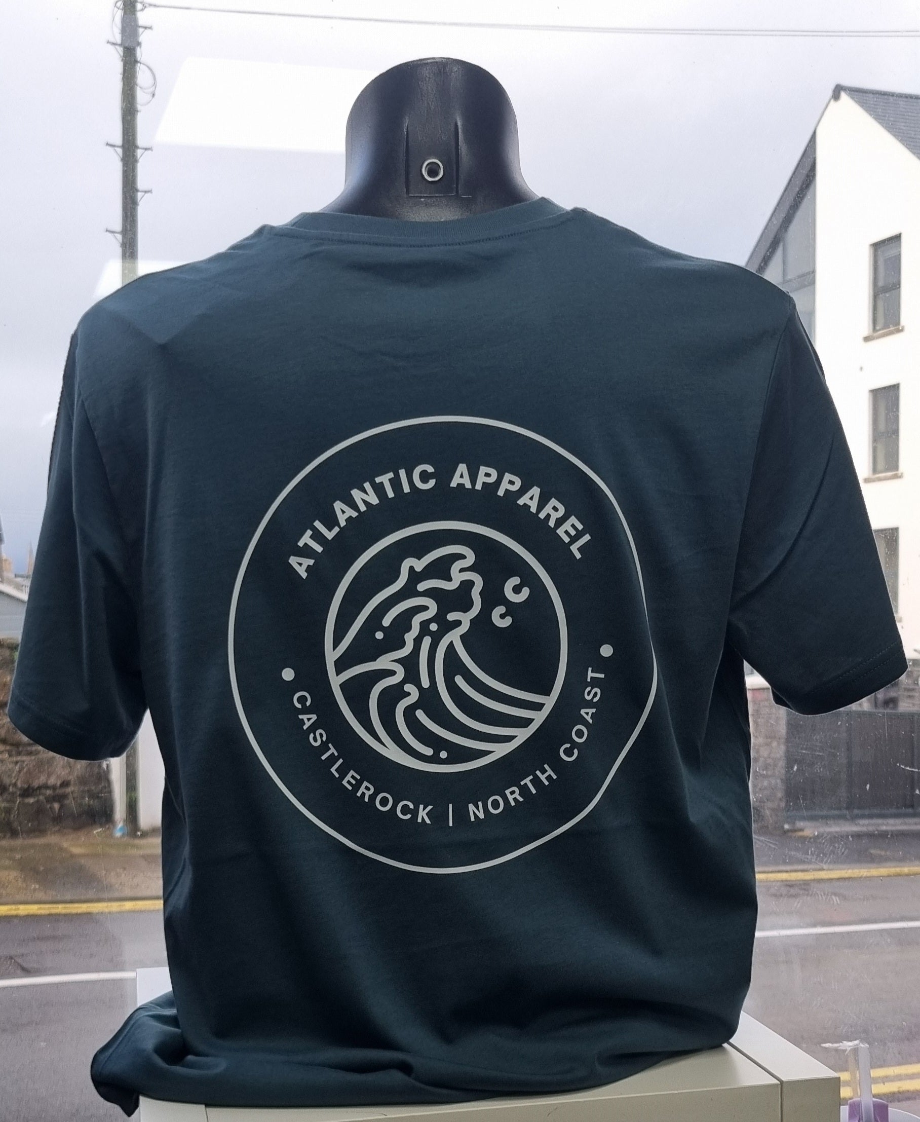 Atlantic Apparel 'Castlerock' Short Sleeve Unisex T-Shirt - Stargazer Green