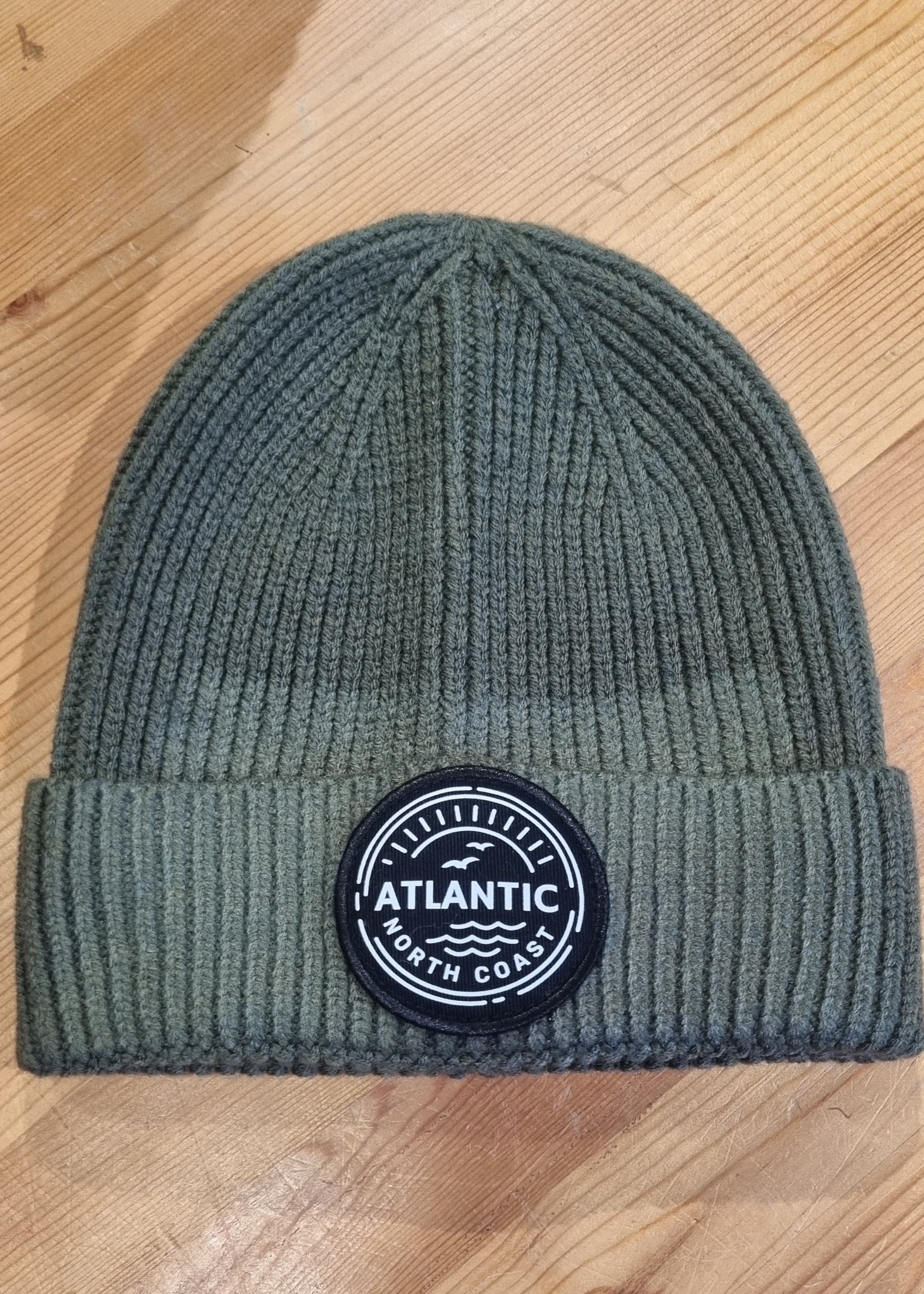 Atlantic Apparel North Coast Patch Beanie - Khaki