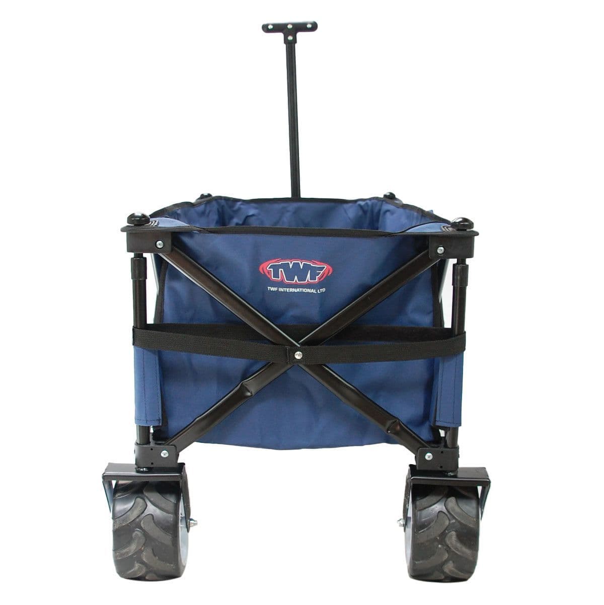 TWF Foldable Multi Purpose Beach Trolley With Big Wheels