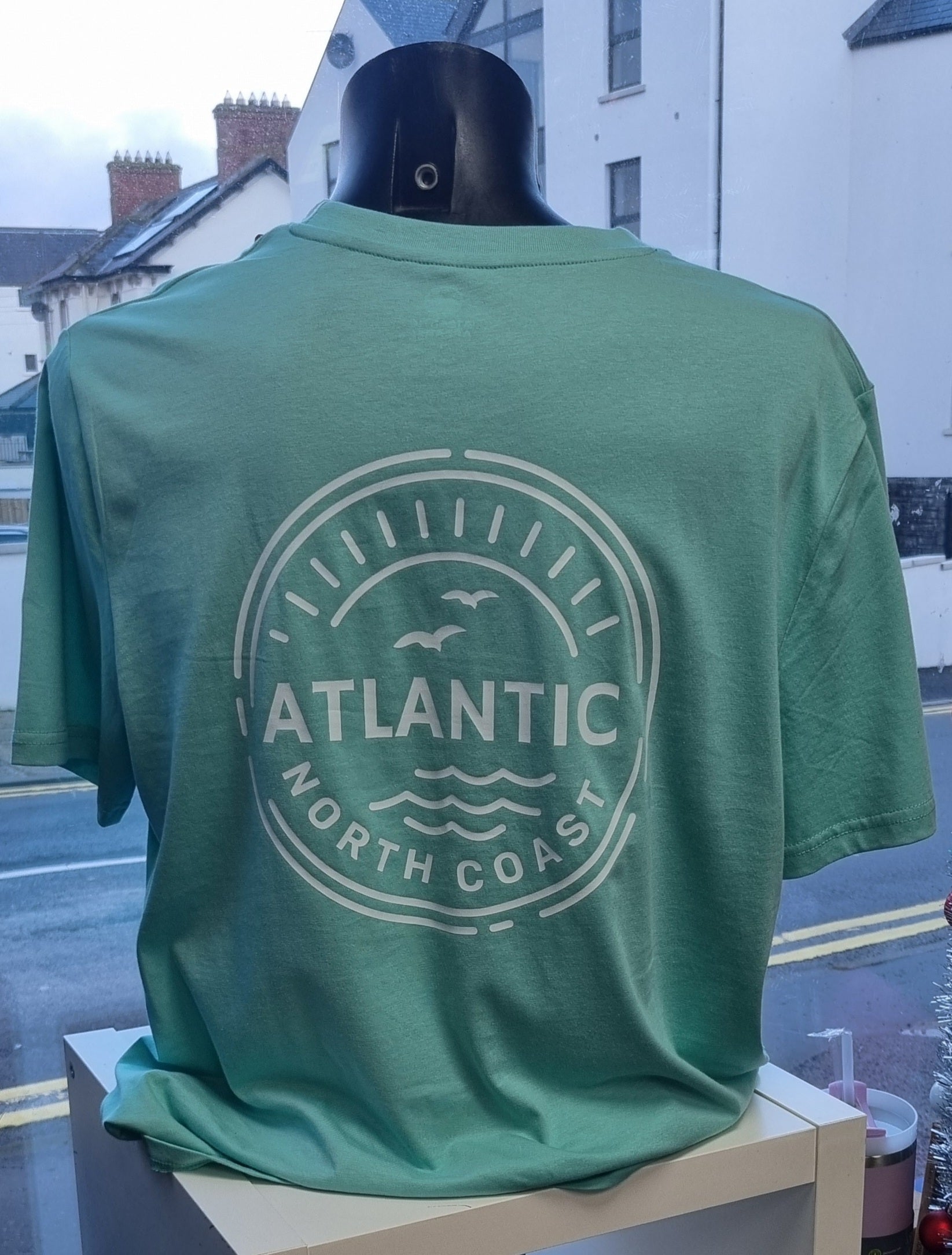 Atlantic Apparel 'Horizon' Short Sleeve Unisex T-Shirt - Sea Green