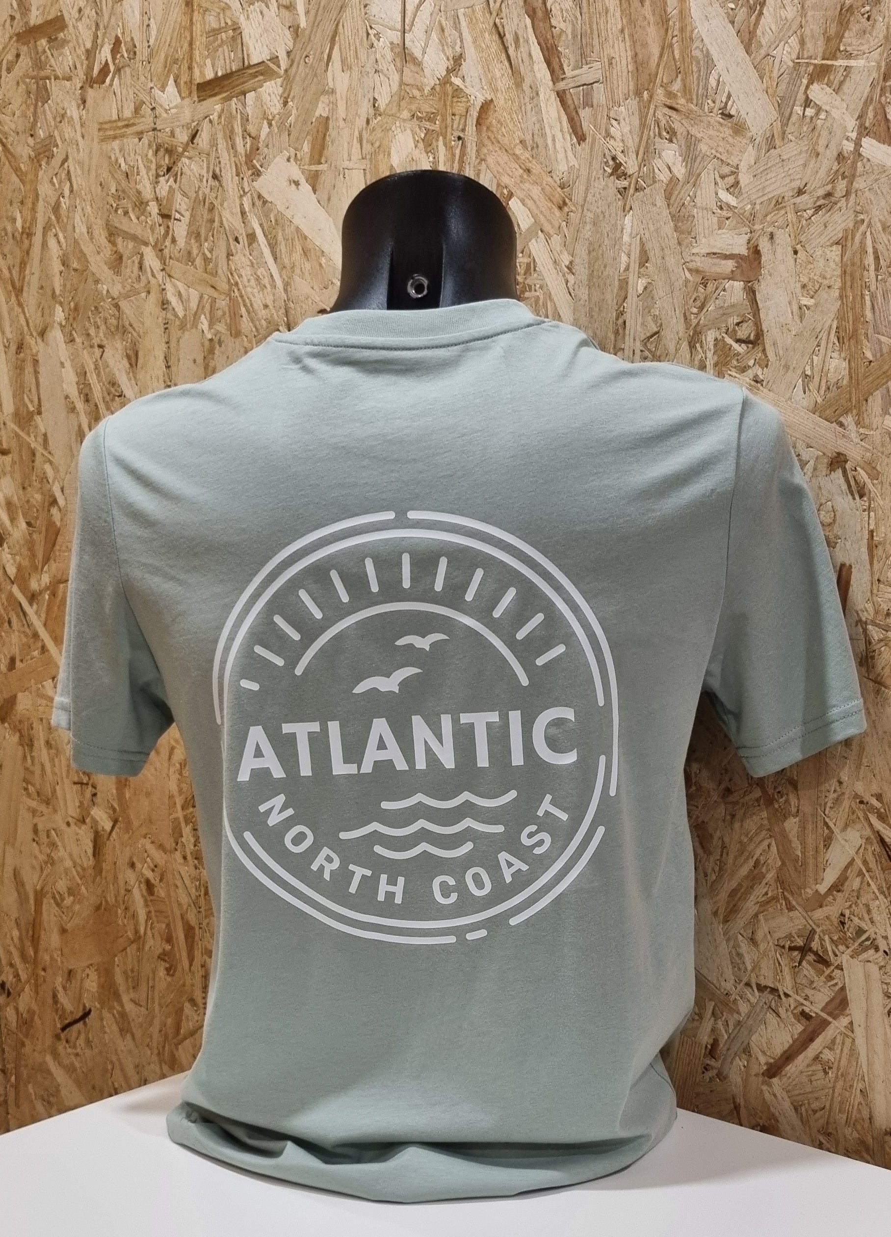 ATLANTIC APPAREL 'HORIZON' SHORT SLEEVE UNISEX T-SHIRT - ALOE