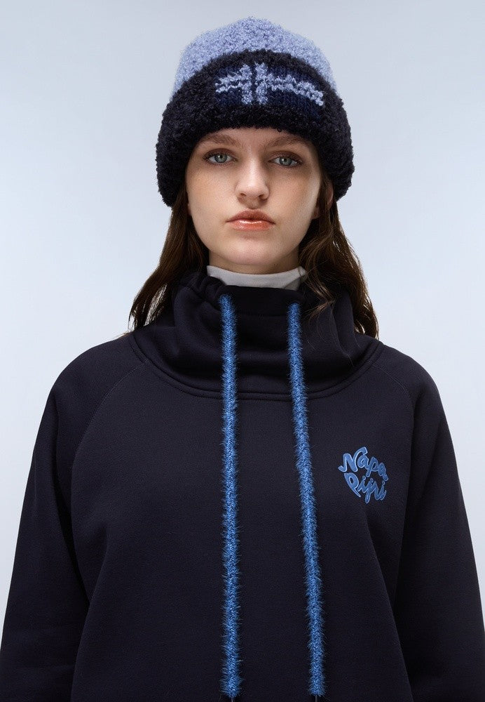 NAPAPIJRI FEDAIA WOMENS HOODED SWEAT - BLU MARINE