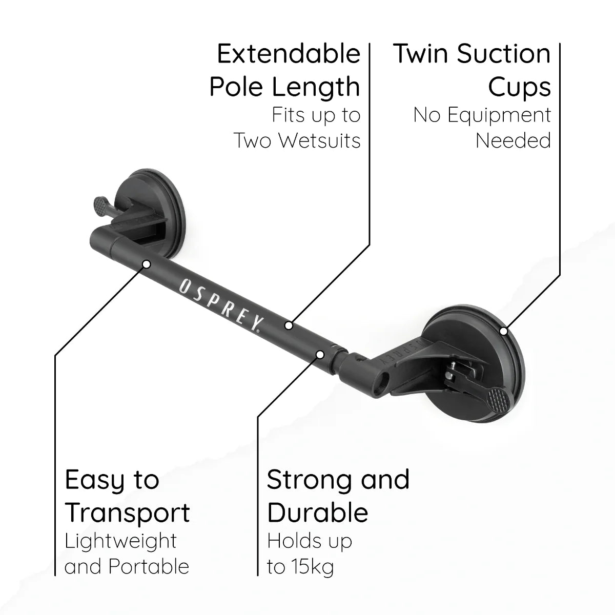 OSPREY SUCTION WETSUIT HANGER