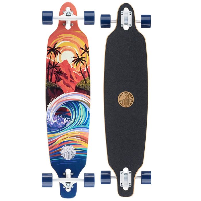 OSPREY 39" LONGBOARD SKATEBOARD TWIN TIP - SUNSET