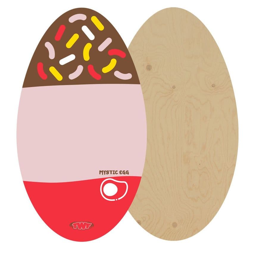 Twf 42" Mystic Egg Poplar Skim Board