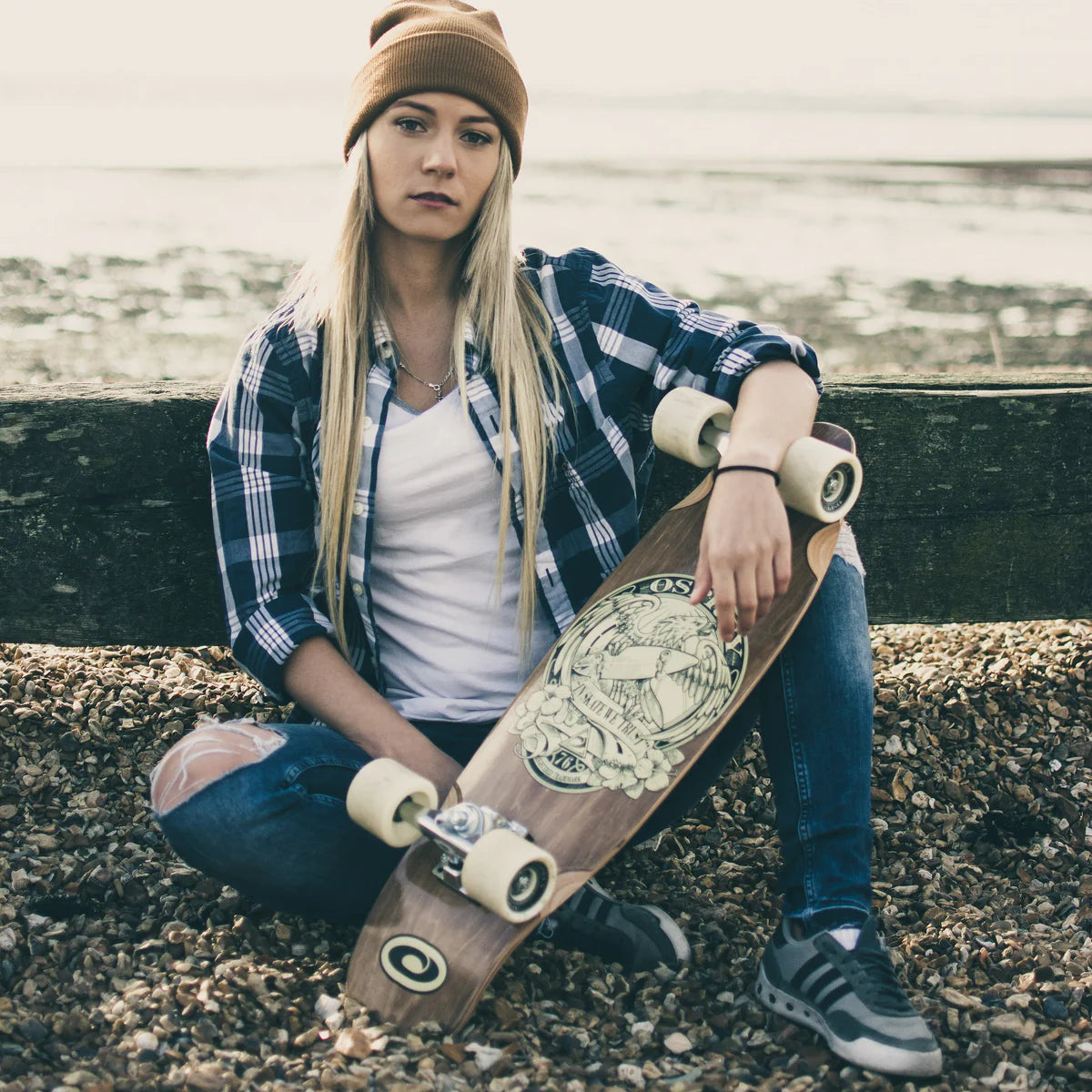Osprey  27.5" Cruiser Skateboard - In Skate We Trust