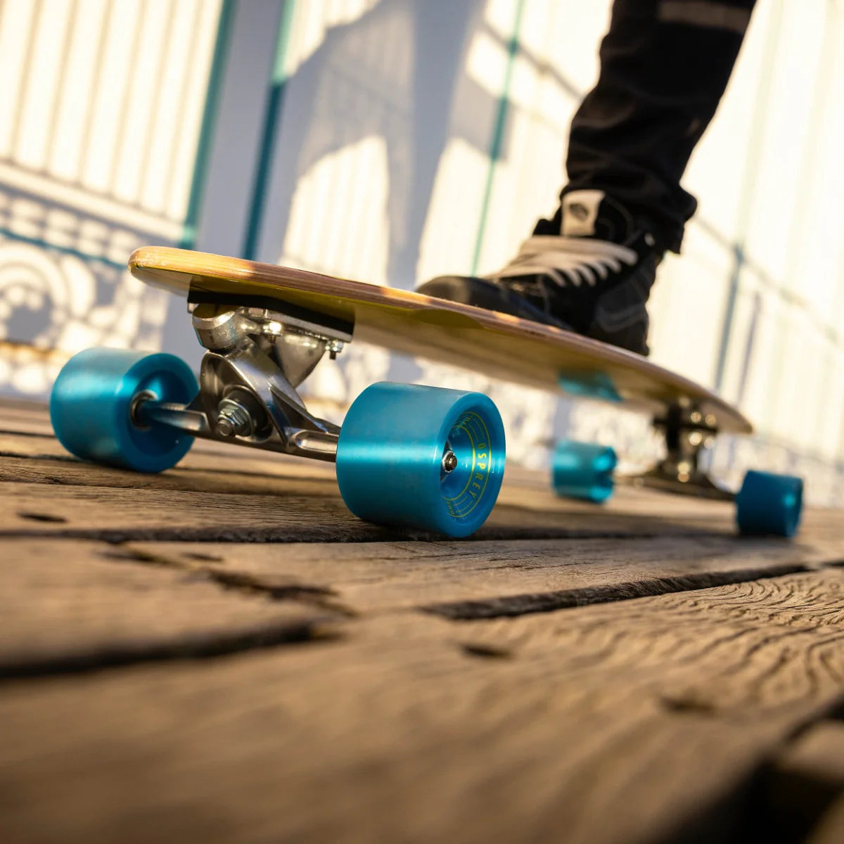 Osprey Pintail Longboard Skateboard - Stripe