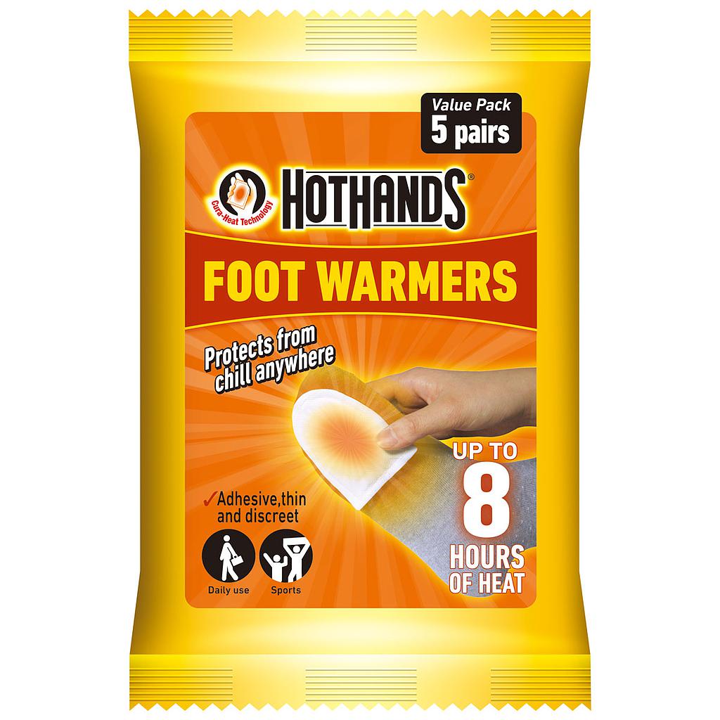 HOTHANDS FOOT / TOE WARMERS (PACK OF 5)