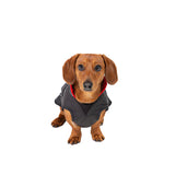 Dryrobe® dog - WATERPROOF DOG COAT - BLACK/RED