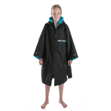 dryrobe® ADVANCE KIDS SHORT SLEEVE - BLACK/BLUE - Atlantic Kayaks & Leisure