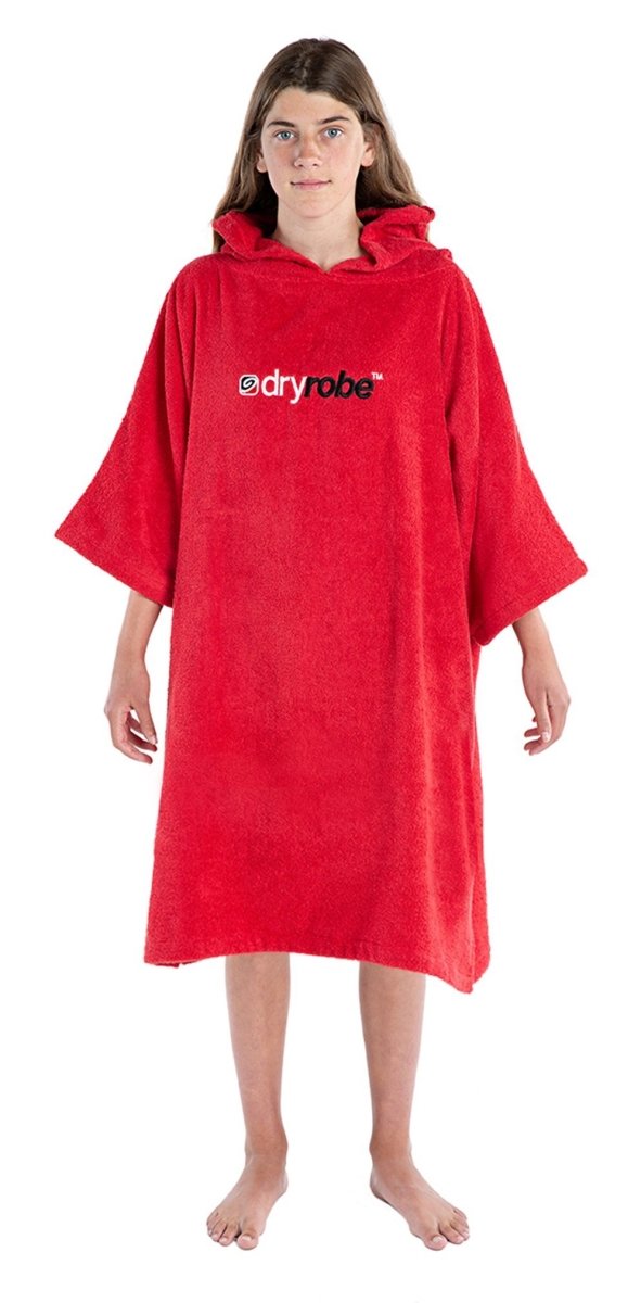 Kids Organic Towel dryrobe® - Red