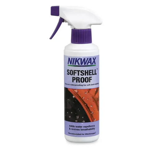 NIKWAX SOFT SHELL SPRAY PROOF 300ML - Atlantic Kayaks & Leisure