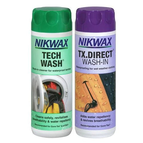NIKWAX TECH WASH & TX DIRECT TWIN PACK 2X300ML
