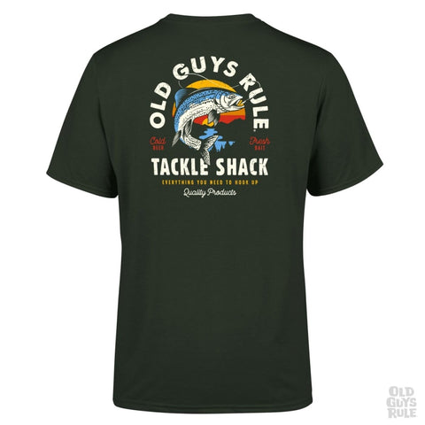 OLD GUYS RULE 'TACKLE SHACK' T-SHIRT