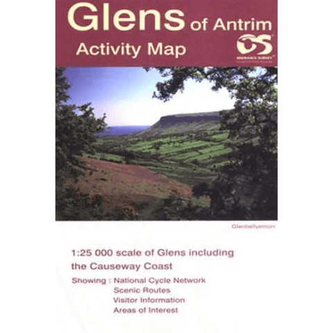 OS NORTHERN IRELAND ACTIVITY MAP - GLENS OF ANTRIM – Atlantic Kayaks ...