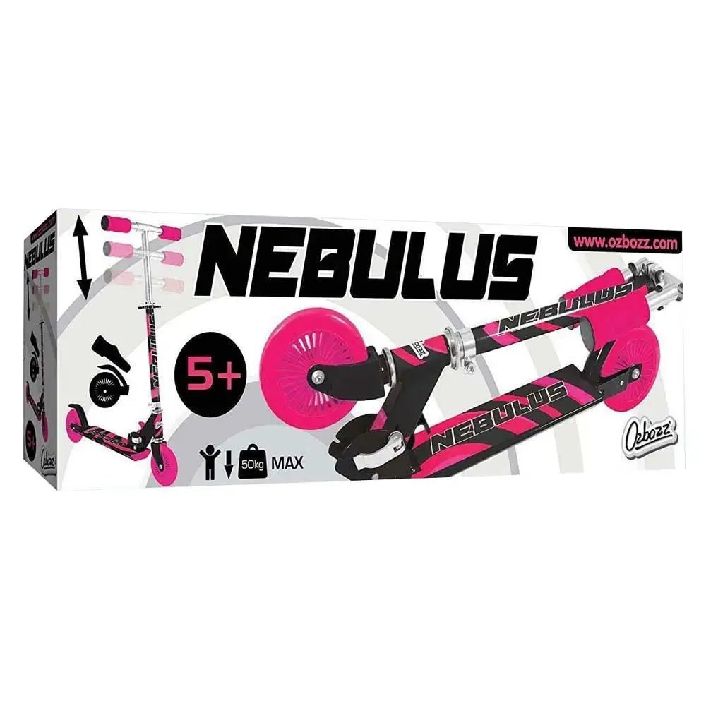 OZBOZZ NEBULUS SCOOTER PINK BLACK CHROME
