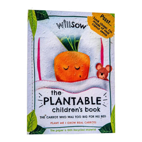 PLANTABLE BOOK - THE CARROT WHO WAS TOO BIG FOR HIS BED - Atlantic Kayaks & Leisure