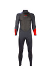 SOLA FUSION MENS 3/2 FULLSUIT - GRAPHITE/RED