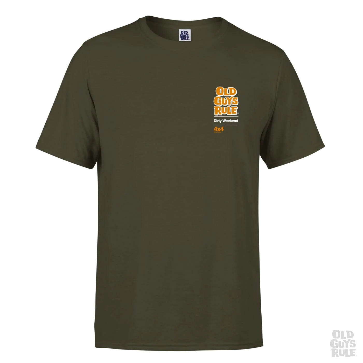 OLD GUYS RULE 'DIRTY WEEKEND IV' T-SHIRT - OLIVE