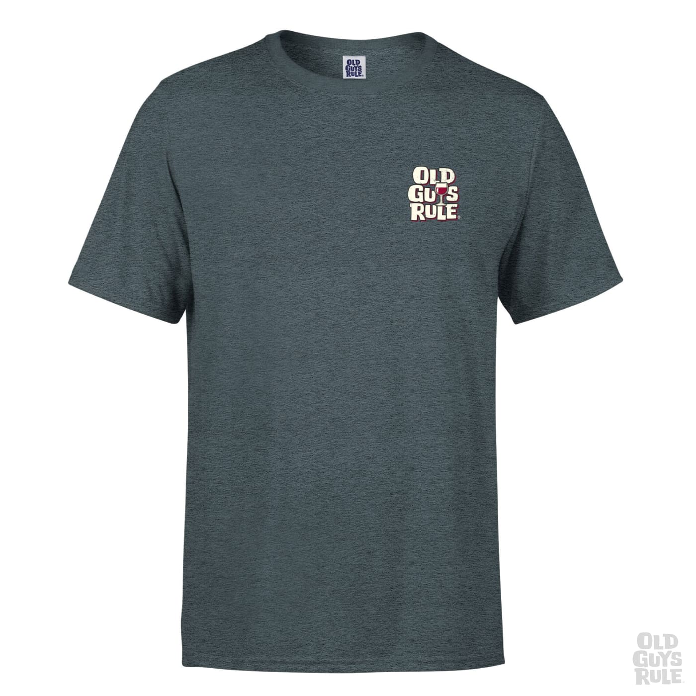 OLD GUYS RULE 'IMPROVED WITH AGE' T-SHIRT - DARK HEATHER
